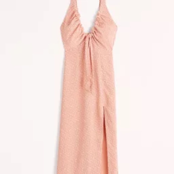 Abercrombie & Fitch Dresses & Skirts - Abercrombie & Fitch Tan Sleeveless Halter Maxi Dress